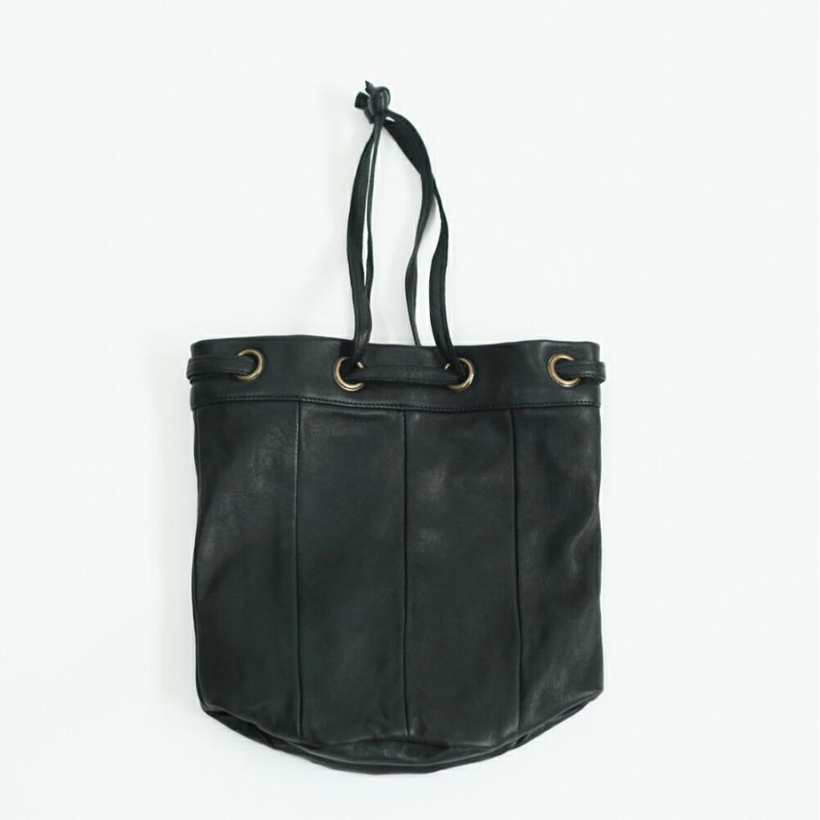 SEASIDE FREERIDE（シーサイドフリーライド） / シープレザー 2way 巾着型 ミニバッグ ONI BAG - 全2色 |  | 01