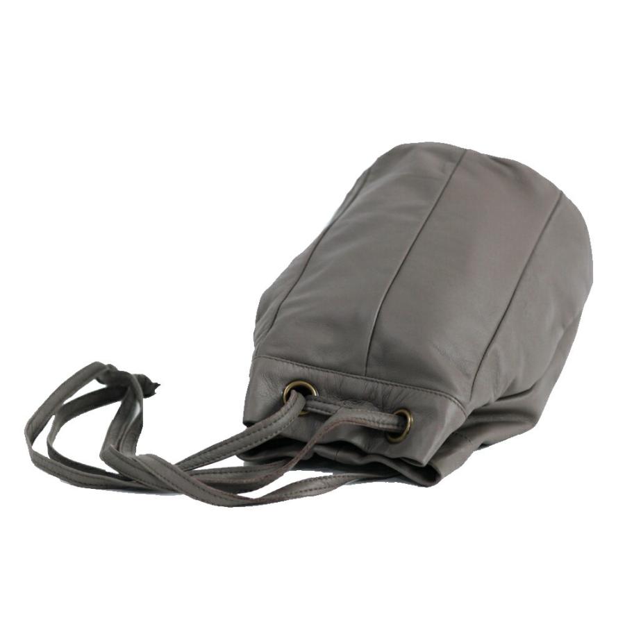 SEASIDE FREERIDE（シーサイドフリーライド） / シープレザー 2way 巾着型 ミニバッグ ONI BAG - 全2色 |  | 05