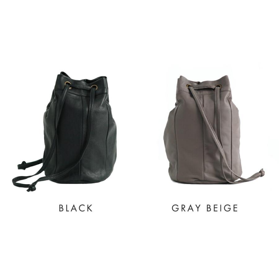 SEASIDE FREERIDE（シーサイドフリーライド） / シープレザー 2way 巾着型 ミニバッグ ONI BAG - 全2色 |  | 06