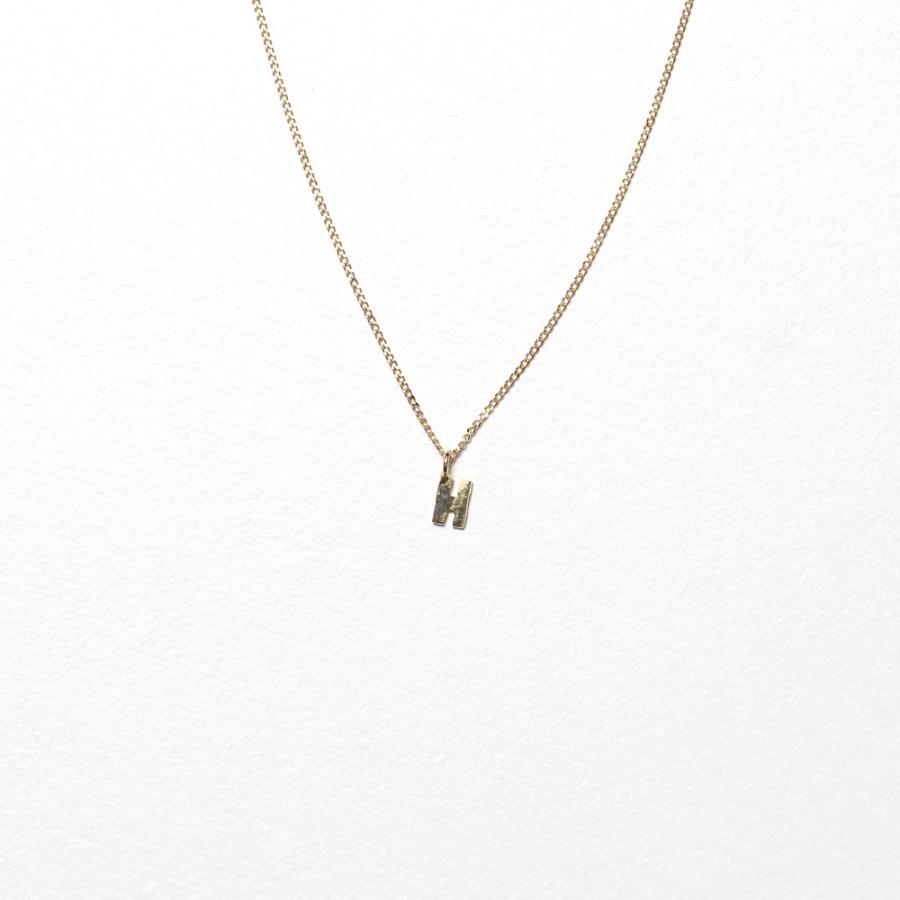 hirondelle et pepin (イロンデールエペパン) k18 hn-20ss-536 イニシャル ネックレス ゴールド ( モチーフゴールド / チェーンゴールド) アルファベット 英語… | hirondelle | 01