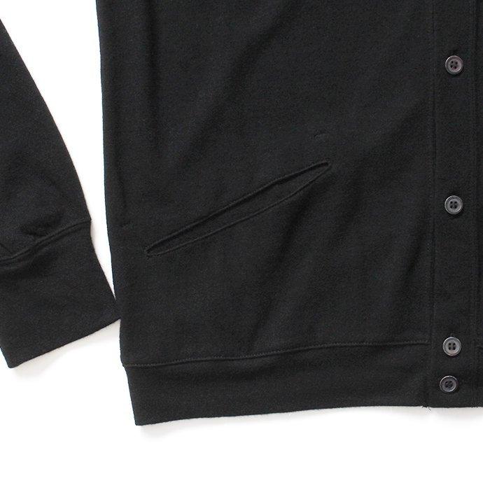 smoothday / メンズ スーパー140sウール エアー天竺カーディガン SP-T054-100 - ブラック | smoothday | 04