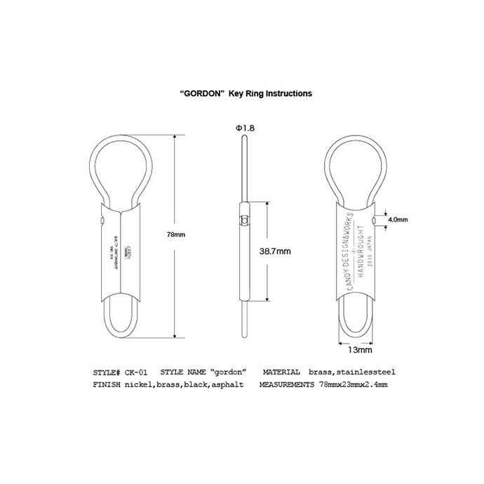 CANDY DESIGN & WORKS (キャンディーデザインワークス) / Gordon CK-01 キークリップ - Nickel キーホルダー 即日発送 即納 | WORKS | 04