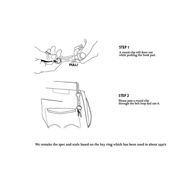 CANDY DESIGN & WORKS (キャンディーデザインワークス) / Gordon CK-01 キークリップ - Nickel キーホルダー 即日発送 即納 | WORKS | 05