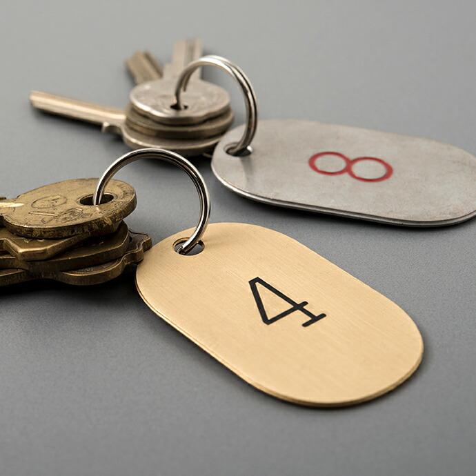 CANDY DESIGN & WORKS (キャンディーデザインワークス) / Lunar Calendar Plate Key Tag CK-14 ルナーカレンダープレートキータグ - Brass… | WORKS | 02