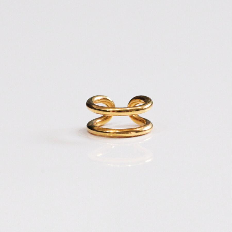 UNKNOWN. (アンノウン) / Goldplate U411 MORTISE イヤーカフ S - ゴールド (片耳タイプ)  レディース メンズ ユニセックス イヤカフ ノンホー… | UNKNOWN. | 02