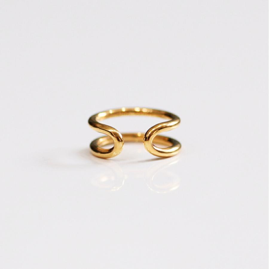 UNKNOWN. (アンノウン) / Goldplate U412 MORTISE イヤーカフ M - ゴールド (片耳タイプ)  レディース メンズ ユニセックス イヤカフ ノンホー… | UNKNOWN.