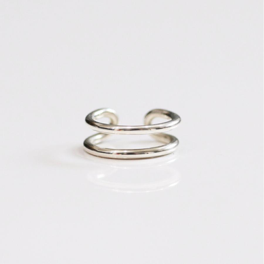 UNKNOWN. (アンノウン) / silver925 U412 MORTISE イヤーカフ M - シルバー (片耳タイプ)  レディース メンズ ユニセックス イヤカフ ノンホー… | UNKNOWN. | 02