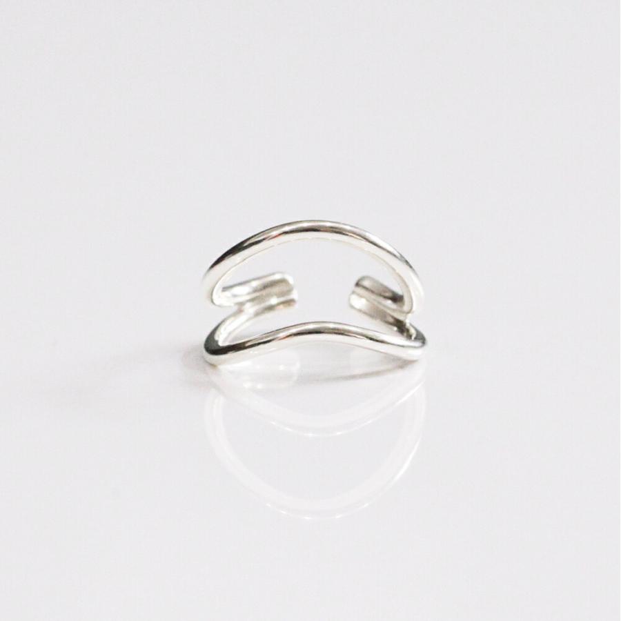 UNKNOWN. (アンノウン) / Silver925 U414 DIVISION イヤーカフ S - シルバー (片耳タイプ)  レディース メンズ ユニセックス イヤカフ ノンホー… | UNKNOWN. | 01