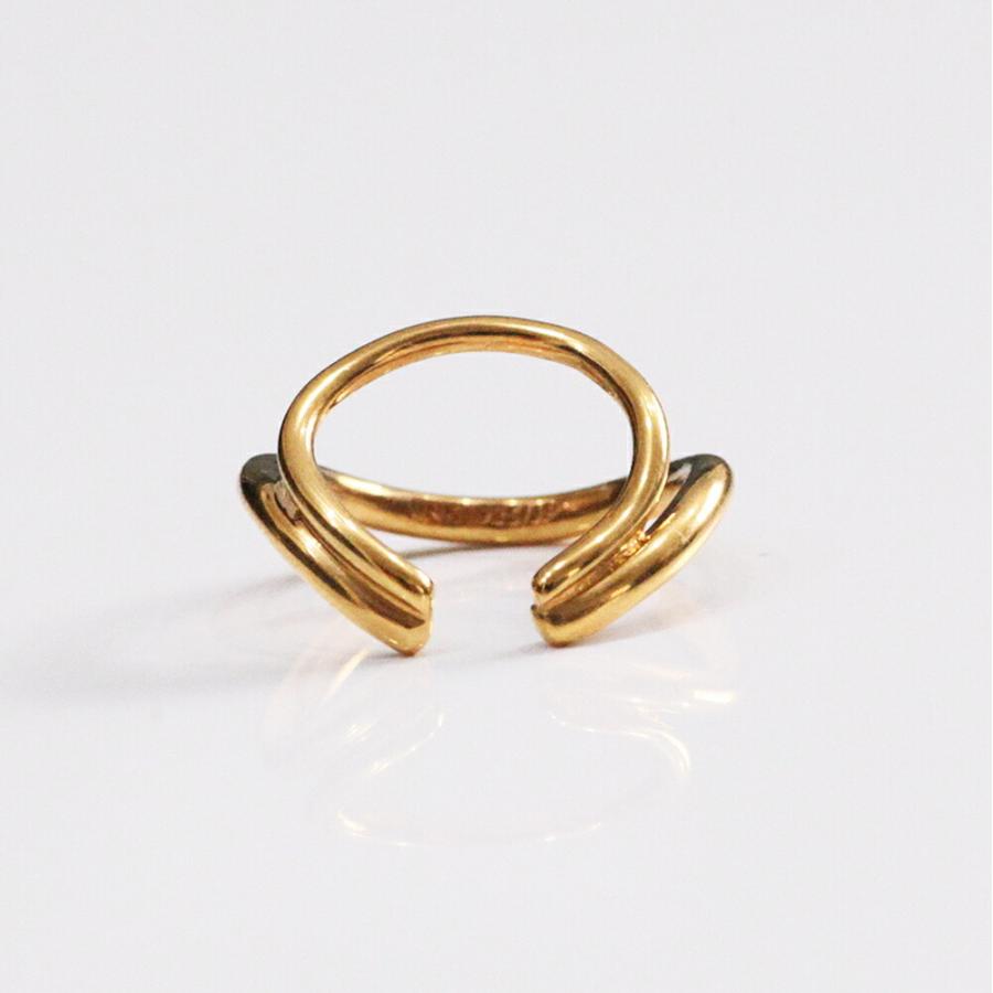 UNKNOWN. (アンノウン) / Goldplate U415 DIVISION イヤーカフ M - ゴールド (片耳タイプ)  レディース メンズ ユニセックス イヤカフ ノンホー… | UNKNOWN. | 02