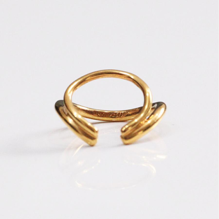 UNKNOWN. (アンノウン) / Goldplate U415 DIVISION イヤーカフ M - ゴールド (片耳タイプ)  レディース メンズ ユニセックス イヤカフ ノンホー… | UNKNOWN. | 03