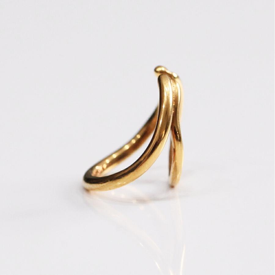 UNKNOWN. (アンノウン) / Goldplate U415 DIVISION イヤーカフ M - ゴールド (片耳タイプ)  レディース メンズ ユニセックス イヤカフ ノンホー… | UNKNOWN. | 06