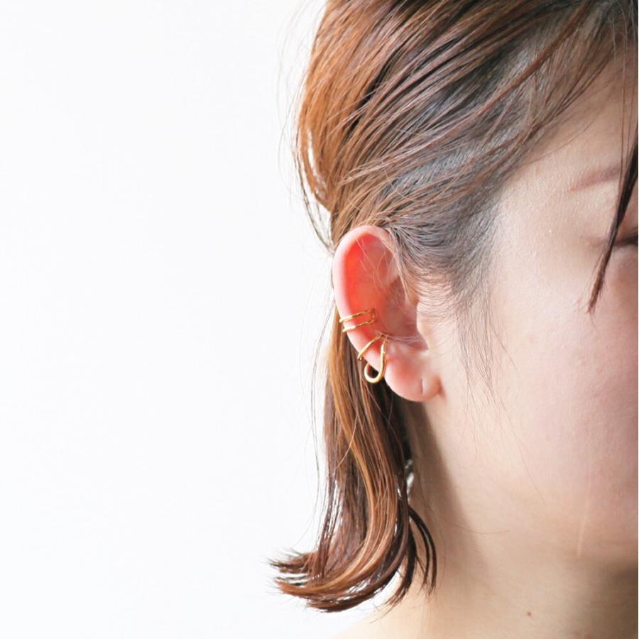 UNKNOWN. (アンノウン) / Goldplate U415 DIVISION イヤーカフ M - ゴールド (片耳タイプ)  レディース メンズ ユニセックス イヤカフ ノンホー… | UNKNOWN. | 07