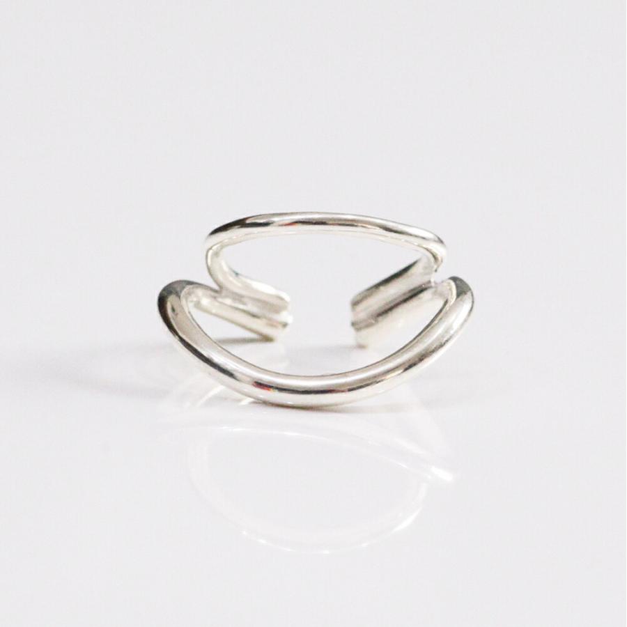 UNKNOWN. (アンノウン) / silver925 U415 DIVISION イヤーカフ M - シルバー (片耳タイプ)  レディース メンズ ユニセックス イヤカフ ノンホー… | UNKNOWN. | 01