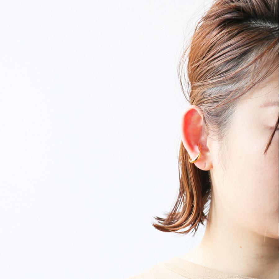 UNKNOWN. (アンノウン) / Goldplate U417 RIPPLING イヤーカフ M - ゴールド (片耳タイプ)  レディース メンズ ユニセックス イヤカフ ノンホー… | UNKNOWN. | 06