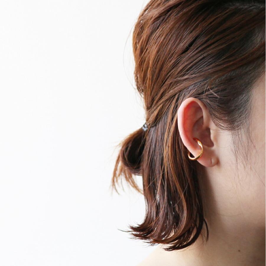 UNKNOWN. (アンノウン) / Goldplate U417 RIPPLING イヤーカフ M - ゴールド (片耳タイプ)  レディース メンズ ユニセックス イヤカフ ノンホー… | UNKNOWN. | 07