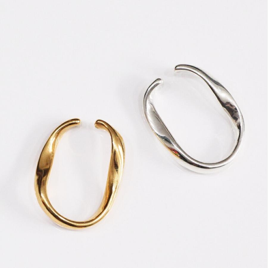 UNKNOWN. (アンノウン) / Goldplate U417 RIPPLING イヤーカフ M - ゴールド (片耳タイプ)  レディース メンズ ユニセックス イヤカフ ノンホー… | UNKNOWN. | 08