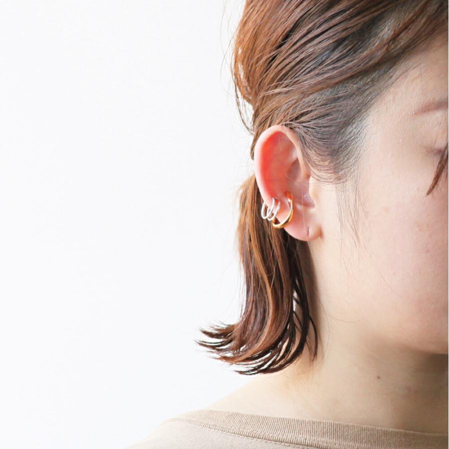 UNKNOWN. (アンノウン) / Goldplate U417 RIPPLING イヤーカフ M - ゴールド (片耳タイプ)  レディース メンズ ユニセックス イヤカフ ノンホー… | UNKNOWN. | 09