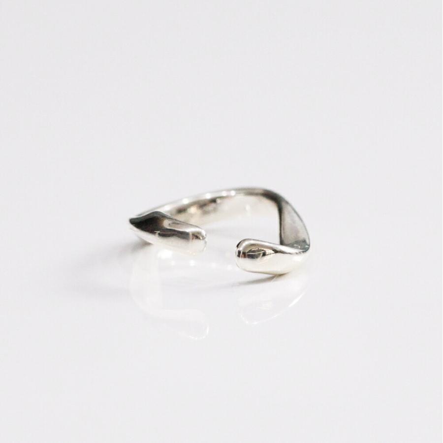 UNKNOWN. (アンノウン) / silver925 U417 RIPPLING イヤーカフ M - シルバー (片耳タイプ)  レディース メンズ ユニセックス イヤカフ ノンホー… | UNKNOWN. | 04