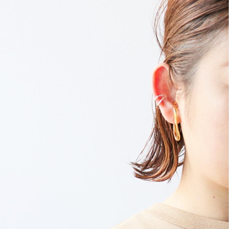 UNKNOWN. (アンノウン) / Goldplate U418 RIPPLING イヤーカフ L - ゴールド (片耳タイプ)  レディース メンズ ユニセックス イヤカフ ノンホー… | UNKNOWN. | 08