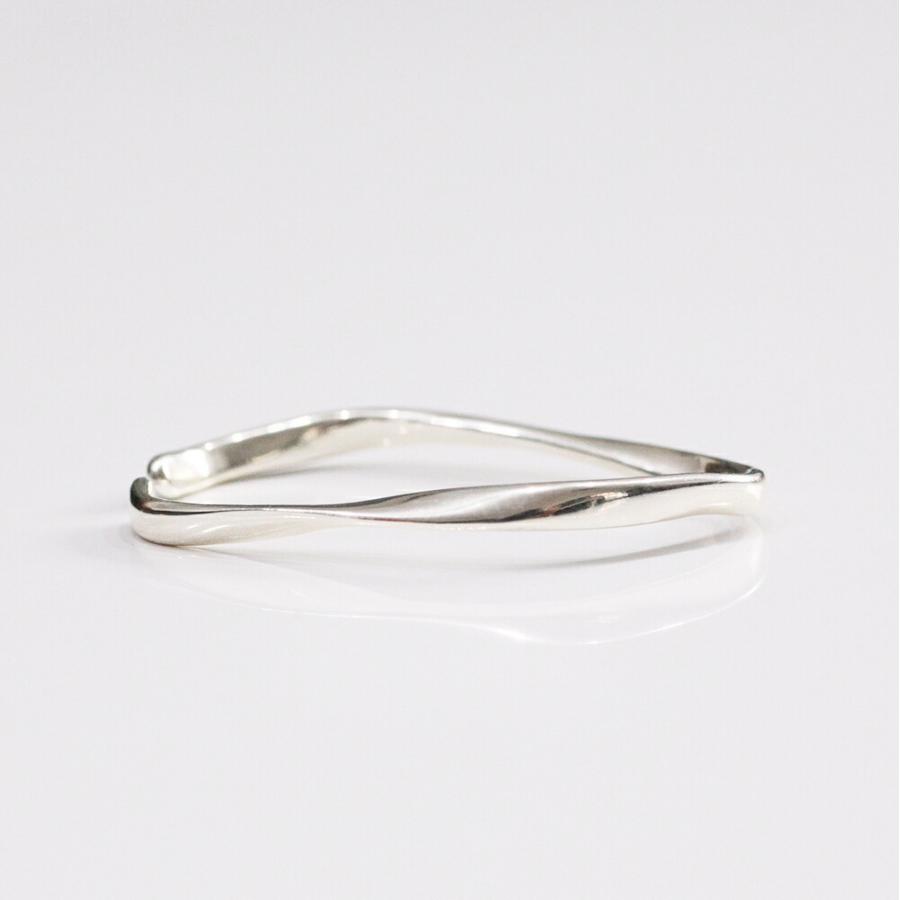 UNKNOWN. (アンノウン) / silver925 U418 RIPPLING イヤーカフ L - シルバー (片耳タイプ)  レディース メンズ ユニセックス イヤカフ ノンホー… | UNKNOWN. | 02