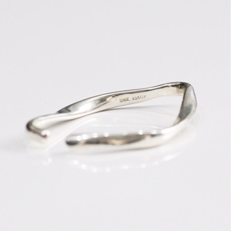 UNKNOWN. (アンノウン) / silver925 U418 RIPPLING イヤーカフ L - シルバー (片耳タイプ)  レディース メンズ ユニセックス イヤカフ ノンホー… | UNKNOWN. | 05
