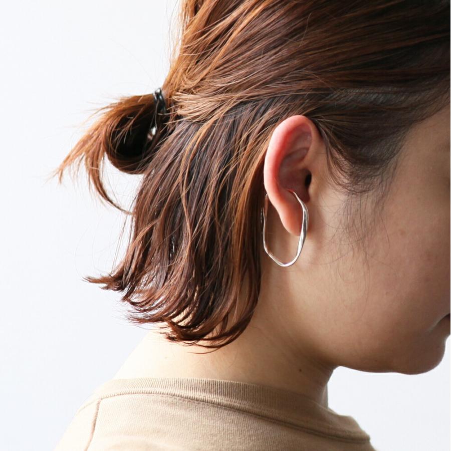 UNKNOWN. (アンノウン) / silver925 U418 RIPPLING イヤーカフ L - シルバー (片耳タイプ)  レディース メンズ ユニセックス イヤカフ ノンホー… | UNKNOWN. | 06