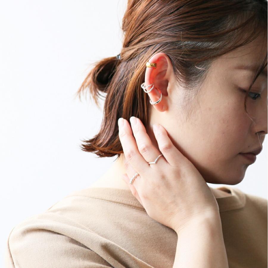 UNKNOWN. (アンノウン) / Goldplate U423 MELT1 イヤーカフ - ゴールド (片耳タイプ)  レディース メンズ ユニセックス イヤカフ ノンホール ギ… | UNKNOWN. | 03