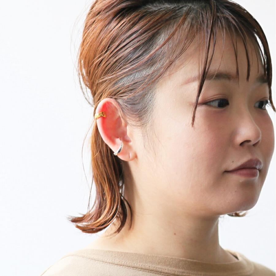 UNKNOWN. (アンノウン) / Goldplate U423 MELT1 イヤーカフ - ゴールド (片耳タイプ)  レディース メンズ ユニセックス イヤカフ ノンホール ギ… | UNKNOWN. | 06