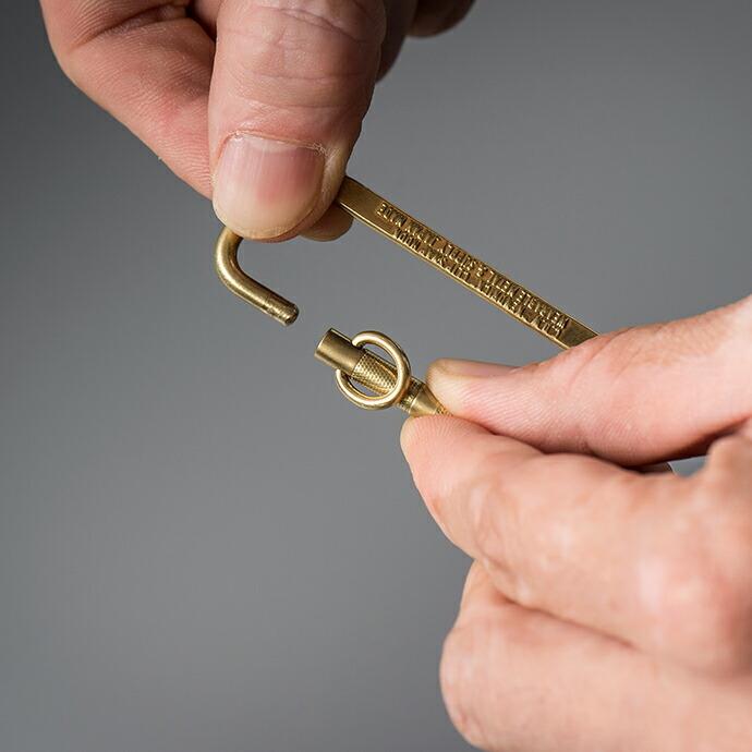 CANDY DESIGN & WORKS (キャンディーデザインワークス) / Kendric CK-18 ケンドリック キーリング - Nickel/Brass キーホルダー 即… | WORKS | 02