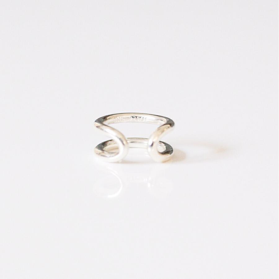 UNKNOWN. (アンノウン) / silver925 U411 MORTISE イヤーカフ S - シルバー (片耳タイプ)  レディース メンズ ユニセックス イヤカフ ノンホー… | UNKNOWN. | 01