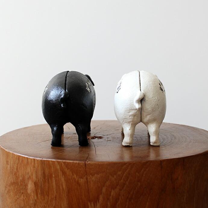 Hams Standing Pig Bank - Black ハムズスタンディングピッグバンク ピギーバンク 貯金箱 ブラック |  | 09