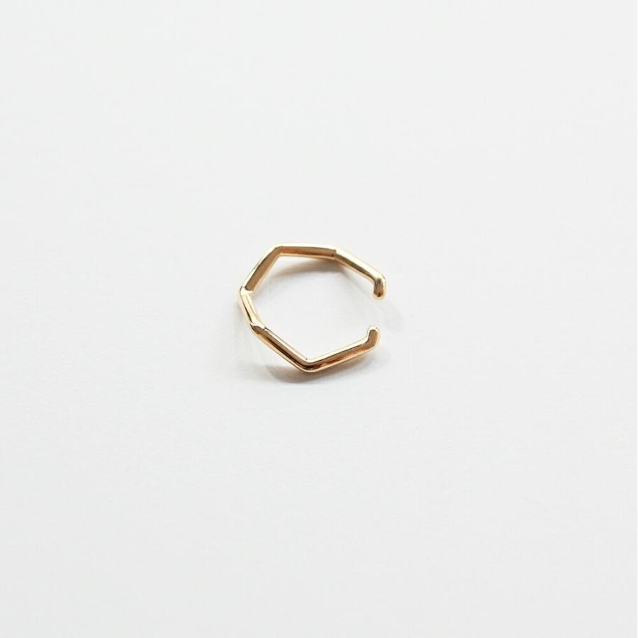 siki (シキ) / NNK-EC01M-SVGP / 七角形イヤーカフ - ゴールド M |  | 03