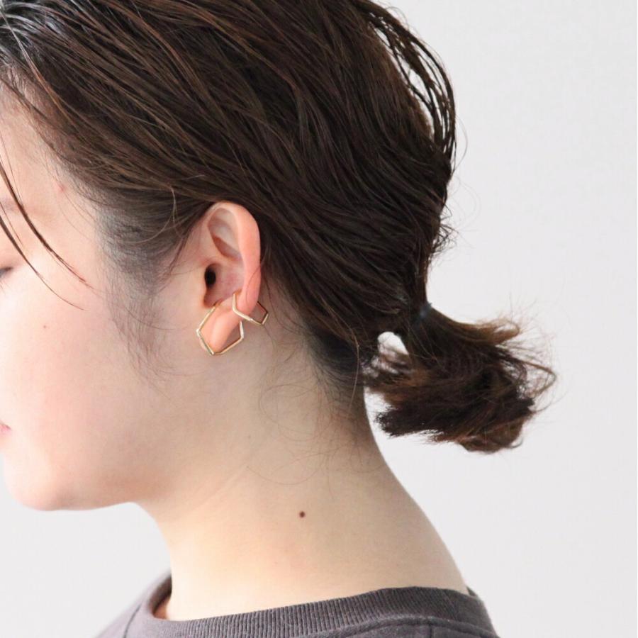 siki (シキ) / NNK-EC01M-SVGP / 七角形イヤーカフ - ゴールド M |  | 09