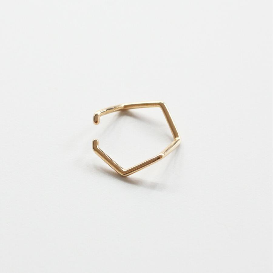 siki (シキ) / NNK-EC01LL-SVGP / 七角形イヤーカフ - ゴールド LL |  | 05