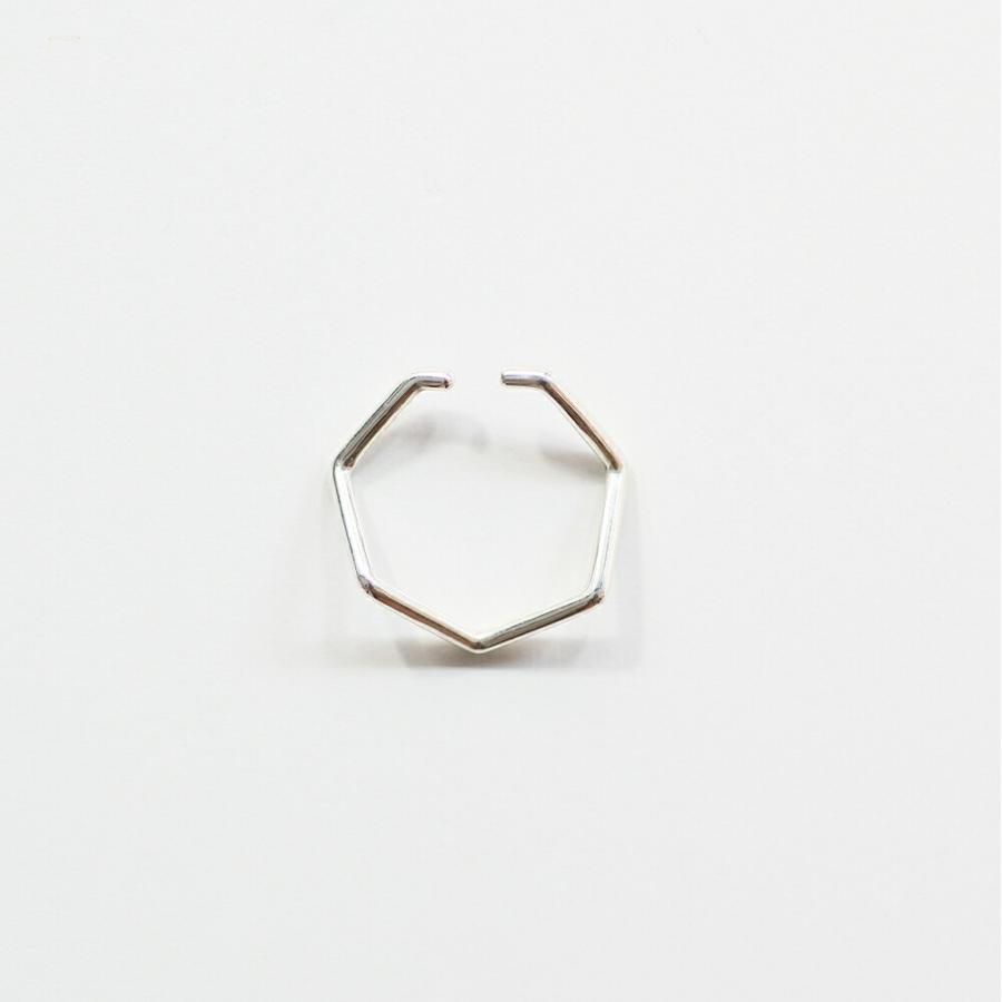 siki (シキ) / NNK-EC01LL-SV / silver 七角形イヤーカフ - シルバー LL | 