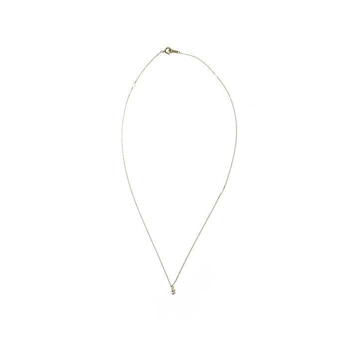 イロンデール エペパン hirondelle et pepin / k18 hn-20fw-538 5つ爪ダイヤ ネックレス / ゴールド レディース ギフト プレゼント アクセサリ… | hirondelle | 03