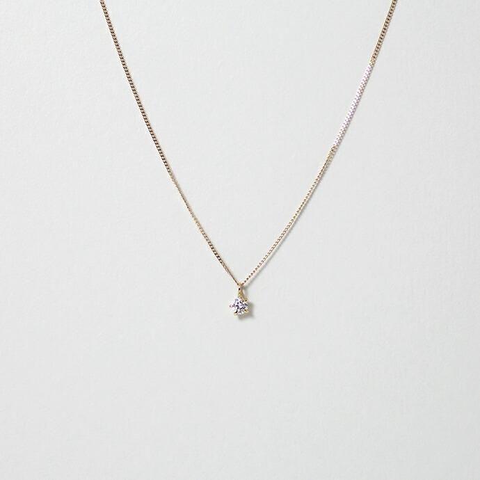 イロンデール エペパン hirondelle et pepin / k18 hn-20fw-538 5つ爪ダイヤ ネックレス / ゴールド レディース ギフト プレゼント アクセサリ… | hirondelle | 04