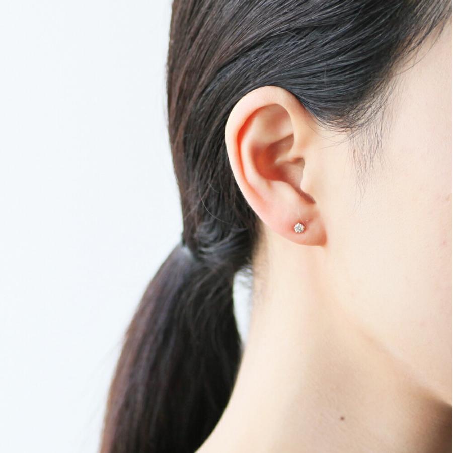 イロンデール エペパン hirondelle et pepin / k18 hp-20fw-640 5つ爪ダイヤ ピアス / ゴールド (片耳タイプ) レディース ギフト プレゼント ア… | hirondelle