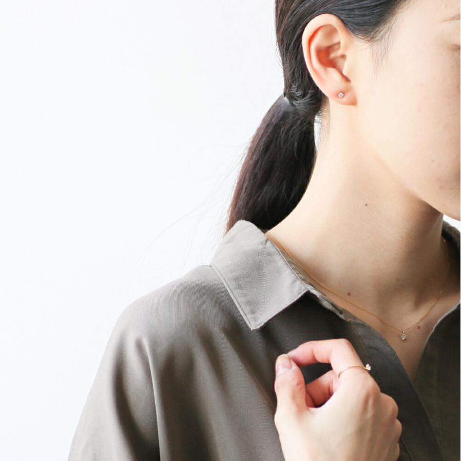 イロンデール エペパン hirondelle et pepin / k18 hp-20fw-640 5つ爪ダイヤ ピアス / ゴールド (片耳タイプ) レディース ギフト プレゼント ア… | hirondelle | 07