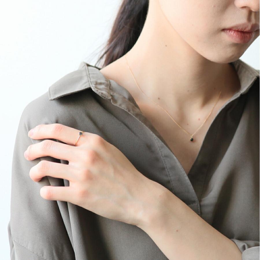 イロンデール エペパン hirondelle et pepin / k18 hr-20fw-561 5つ爪ブラックダイヤ リング / ゴールド レディース 指輪 ギフト プレゼント 記… | hirondelle | 05