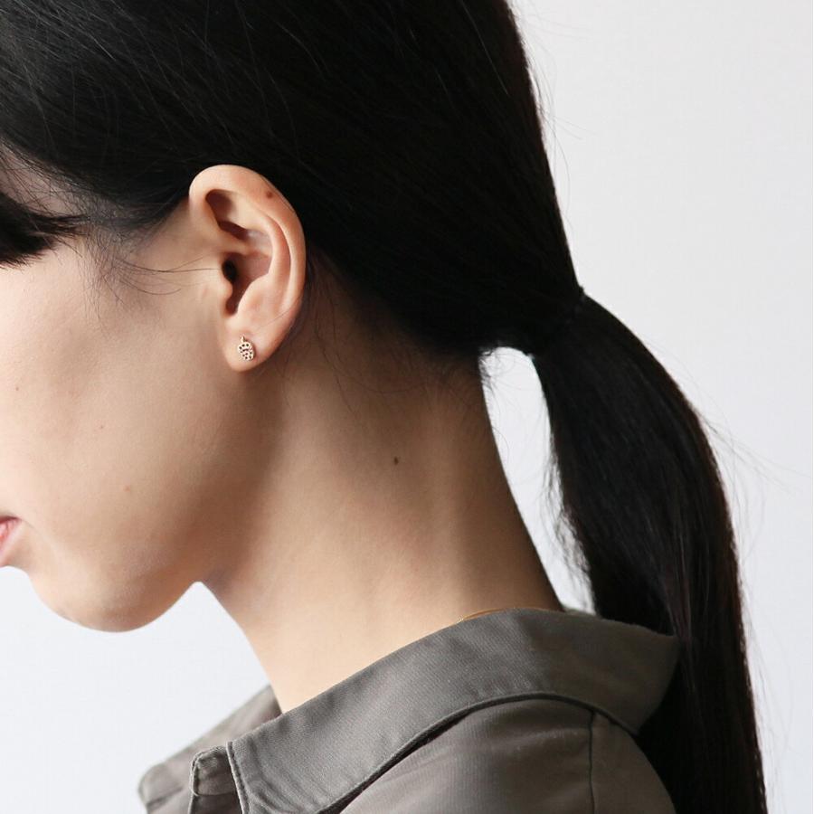 イロンデール エペパン hirondelle et pepin / k18 hp-20fw-645 フルーツパヴェ apple りんご ピアス / ゴールド (片耳タイプ) レディース ギフ… | hirondelle | 02