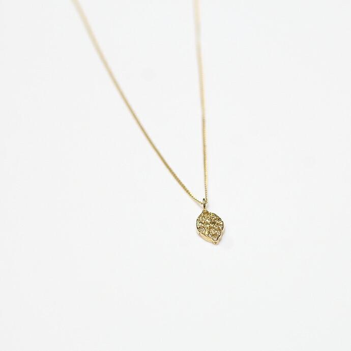 イロンデール エペパン hirondelle et pepin / k18 hn-20fw-543 フルーツパヴェ lemon レモン ネックレス / ゴールド レディース ギフト プレゼ… | hirondelle | 02