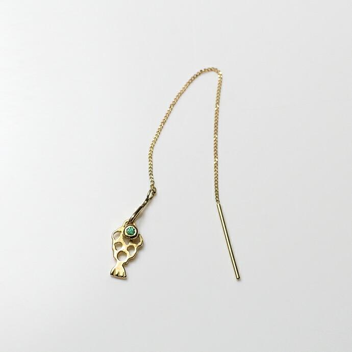 イロンデール エペパン hirondelle et pepin / k18 hp-20fw-643 fishing ピアス / ゴールド (片耳タイプ) レディース ギフト プレゼント アクセ… | hirondelle | 03