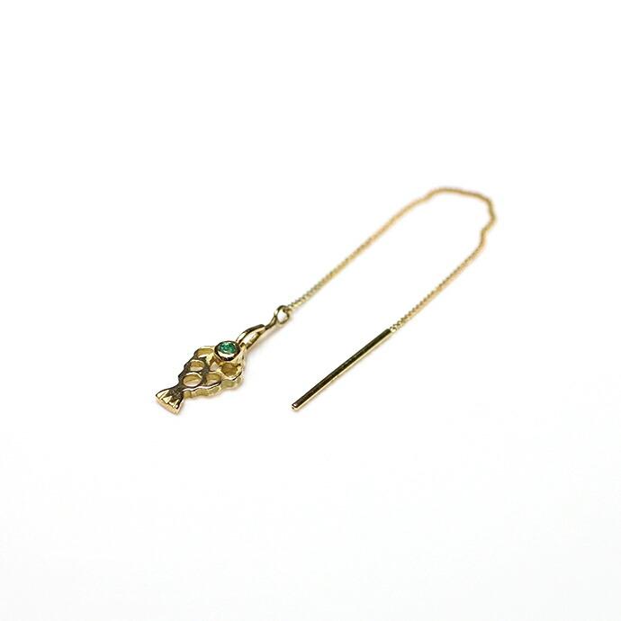 イロンデール エペパン hirondelle et pepin / k18 hp-20fw-643 fishing ピアス / ゴールド (片耳タイプ) レディース ギフト プレゼント アクセ… | hirondelle | 05