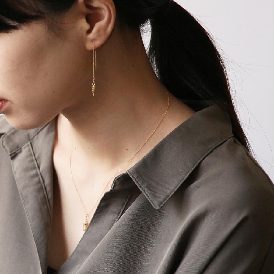 イロンデール エペパン hirondelle et pepin / k18 hp-20fw-643 fishing ピアス / ゴールド (片耳タイプ) レディース ギフト プレゼント アクセ… | hirondelle | 06