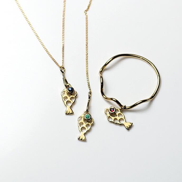 イロンデール エペパン hirondelle et pepin / k18 hn-20fw-540 fishing ネックレス / ゴールド レディース ギフト プレゼント アクセサリー ジ… | hirondelle | 07