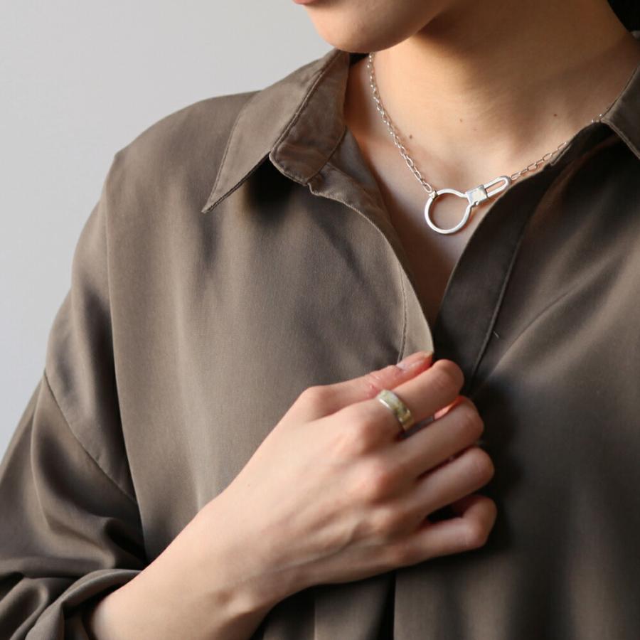 【廃番商品】hirondelle et pepin（イロンデールエペパン） / silver k18 sn-20fw-22 key ring  ネックレス | hirondelle | 01