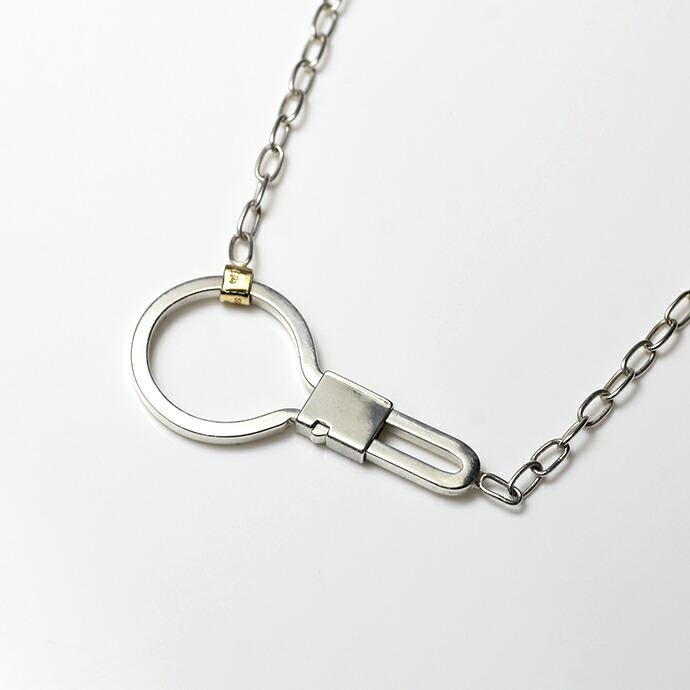 【廃番商品】hirondelle et pepin（イロンデールエペパン） / silver k18 sn-20fw-22 key ring  ネックレス | hirondelle | 03