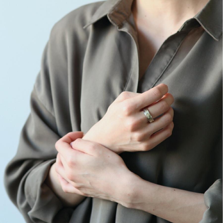 イロンデール エペパン hirondelle et pepin / silver k18 sr-20fw-48 star dust 星屑リング M / シルバー・ゴールド レディース 指輪 ギフト … | hirondelle | 02