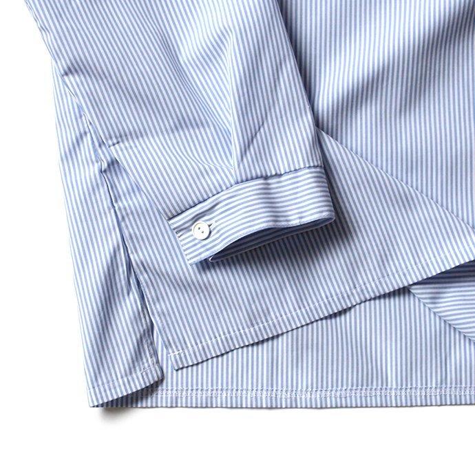 modAS / Sommer Fischerhemd - azur モダス サマーフィッシングシャツ ライトブルーストライプ |  | 05